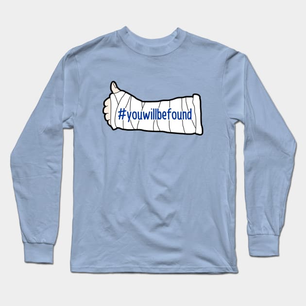 you will be found-evan hansen Long Sleeve T-Shirt by sober artwerk